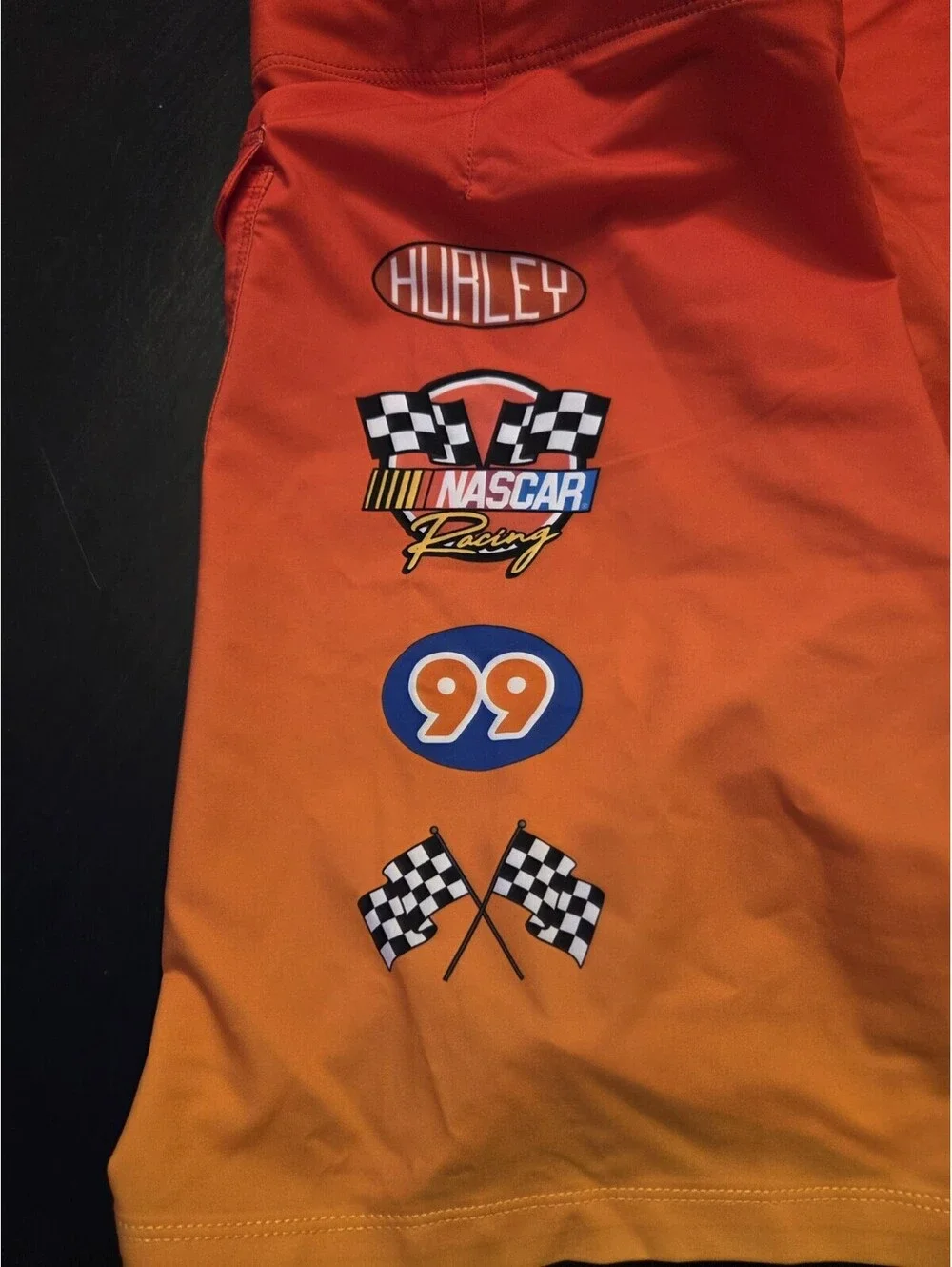 HURLEY X NASCAR MENS PHANTOM ECO NASCAR FLAMES BOARD SHORTS SIZE 36 -  NWT